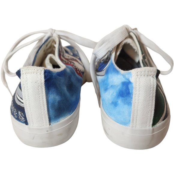 DALLAS MAVS Texas Rangers DALLAS COWBOYS Dallas Stars Custom Sneakers OOAK - Picture 5 of 15